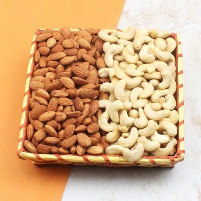 SFU E Com Dry Fruit Hamper Pack with Healthy Cashew & Almond | Ideal for Rakhi, Diwali and Festive Gifting | Premium Dry Fruit Hamper For Corporate Gifts, Family, Friends, New year | 208