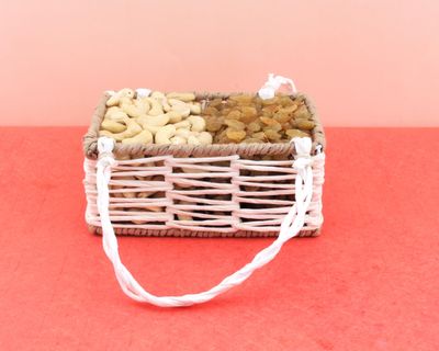 SFU E Com Dry Fruit Gift Hamper With Fulfil Designer Basket to Cashew, Raisin | Ideal for Rakhi, Diwali and Festive Gifting | Dry Fruit Hamper For Corporate Gifts, Family, Friends, New year | 119