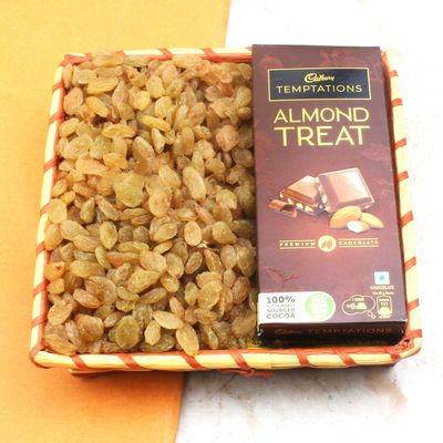 SFU E Com Dry Fruit Hamper Pack with Cashew & Temptation | Ideal for Rakhi, Diwali and Festive Gifting | Premium Dry Fruit Hamper For Corporate Gifts, Family, Friends, New year | 199
