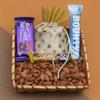 SFU E Com Caramel And Cadbury Fruit Nut Chocolate With Almond and Decorative Potli | Ideal for Rakhi, Diwali and Festive Gifting | 333 view 1