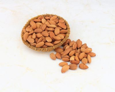 SFU E Com Dry Fruit Gift Hamper With Golden Katori Almond | Ideal for Rakhi, Diwali and Festive Gifting | Dry Fruit Hamper For Corporate Gifts, Family, Friends, New year | 061