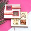 SFU E Com Dry Fruit Gift Hamper Designer Box With Pack Of 4 Dry Fruits Cashew, Almond, Pistachios And Raisin | Dry Fruit Hamper For Corporate Gifts, Family, Friends, New year | 157 view 1
