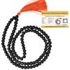 Crystal Heaven Govt Certified Karungali Malai Original 108 Beads-Mala Original,No Artificial Colors-Traditional Hindu Prayer Beads,Meditation & Spiritual Healing Accessory(8mm,Saadi),Black view 1