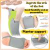 Arch support cushioned sole pads Foot protector for plantar fasciitis, Arch Relief heel fixation strap Standing work Running Mountaineering for both men and women (1 pair ) (S(8.25In-9.65In, Gray) view 3