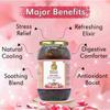 DHANWANTRE Premium DESI | EXPORT QUALITY | GULAB MISHRI GULKAND |500 gm | ROSE GULKAND in glass bottel| Pure without chemicals and fresh natural ROSE view 3
