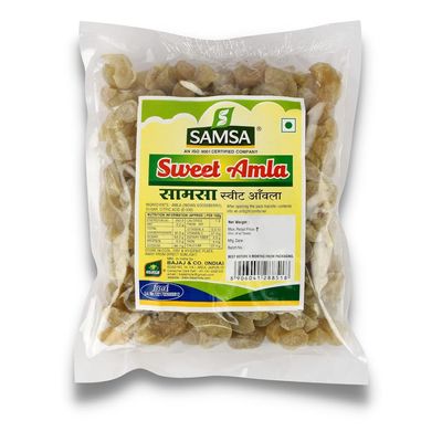 SAMSA Natural Dried Sweet and Chatpata Amla Candy/Amla Pachak/Tangy Amla/Gooseberry Candy| Rich in Vitamin C | Boosts Immunity | Healthy Snack or Mouth Freshener,500 Gram (Pack of 4)