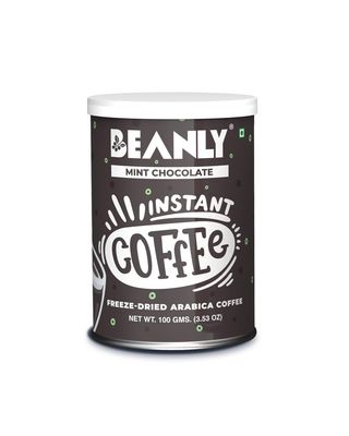 Beanly Instant Classic Coffee 100 gram | Makes 50 Cups | Freeze Dried Coffee | Espresso, Latte, Cappucino | Hot & Cold Coffee | 100% Arabica Beans