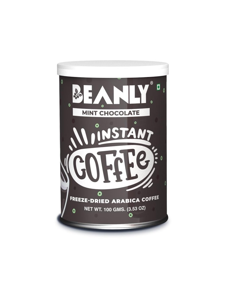 Beanly Instant Classic Coffee 100 gram | Makes 50 Cups | Freeze Dried Coffee | Espresso, Latte, Cappucino | Hot & Cold Coffee | 100% Arabica Beans