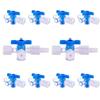 Fidelis Healtcare Bi-Valve 3-Way Stop Cock | Luer Connections | Sterile Individual Package | Medical Three Way Valve 3-Way Stopcocks | Pack of 50 | view 1