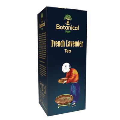 Botanical Sage- French Lavender Tea 30 Pyramid Teabags| Lavender Buds | Selected | Luxury Tea