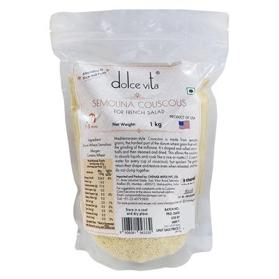 Dolce Vita Durum Wheat Semolina Couscous, 1kg