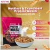 NUTS'MOR combo pack of Protein Muesli protein with goodness of jaggery and honey cocoa almonds & Protein Muesli Fruit 'N' Nut view 3