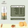 Munch Fit Jowar Sesame Oats Tahini Cookies | Egg Less Cookies Made with Desi Khand 125gm Pack of 4 | Healthy Multigrain Cookies | High Protein, Fiber Gluten Free | Natural Snack for Tea, Coffee & Kids view 2