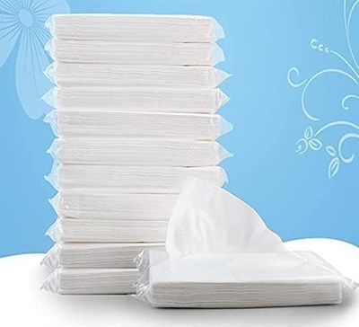 Facial Tissues, Tissue Refill, Disposable Facial Tissues, Face Towel, Tissues Travel Size Pack for Purse 12 Packets, Pack Of 12, 2400 Sheets