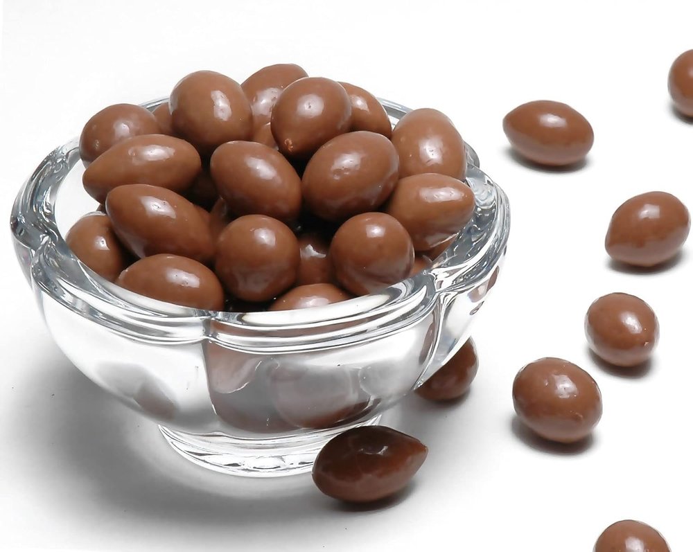 Afghani Farm Coated Dry Fruits Jar Packing (Kesar Almonds - 250 Grams)