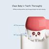 XML U Shaped Toothbrush For Kids Baby (PACK OF 3) Food Grade Soft Silicone Brush Head Oral Teeth Cleaning Tools for Children- Multi color view 3