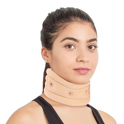 1MG Tata Cervical Collar with High density foam & optimal support, For Cervical Disc Pain and Neck Pain,Medium, Pack of 1