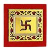 Bhai Dooj Gift Set for Brother- Thread with Roli, Chawal, Chandan, Mishri in Swastik Pack for Sweet Bhaiya Tikka & Personal Message view 2