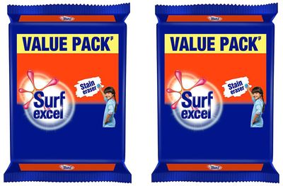 Surf Excel Detergent Bar|| Laundry Detergent Bar For Clothes|| Removes Tough Stains|| 4x200 g (Pack of 2)