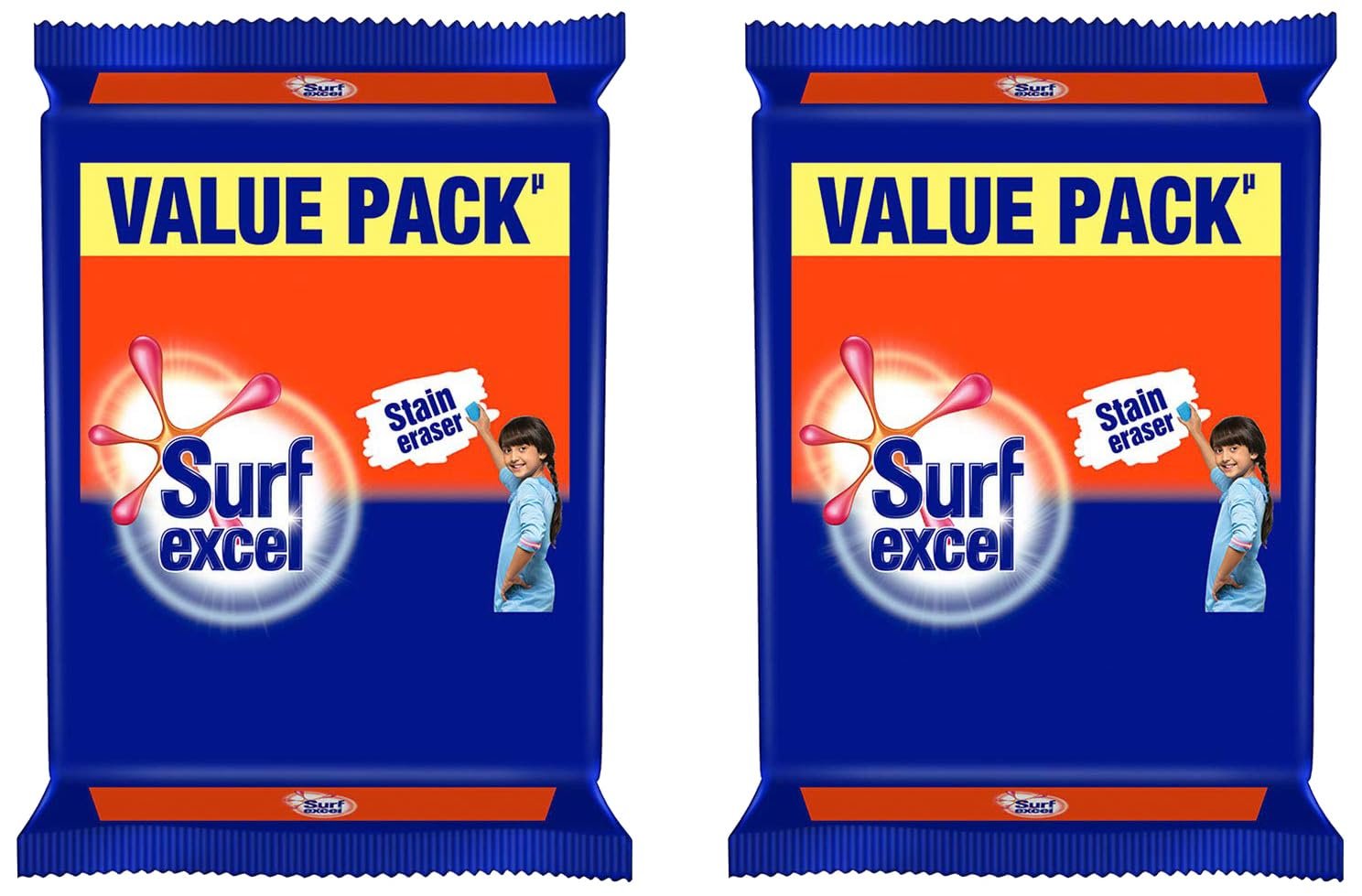 Surf Excel Detergent Bar|| Laundry Detergent Bar For Clothes|| Removes Tough Stains|| 4x200 g (Pack of 2)