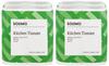 Amazon Brand - Solimo 2 Ply Kitchen Tissue Paper Roll - 4 Rolls (60 Pulls Per Roll) (Pack of 2) view 1