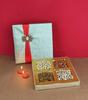 SFU E Com Dry Fruit Gift Box | Assorted Dryfruits Gift Hamper Pack with Almonds, Pistachio, Cashew Nuts, Raisins & 2 Pieces Red Candle | Premium Gifting Collection For Diwali, New Year | 047 view 1