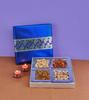 SFU E Com Dry Fruit Gift Box | Assorted Dryfruits Gift Hamper Pack with Almonds, Pistachio, Cashew Nuts, Raisins & 2 Pieces Designer Diya | Premium Gifting Collection For Diwali, New Year | 093 view 1