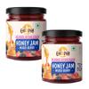 Eatopia Sugar Free Mixed Berry Honey Jam | 100% Pure & Natural | Healthy Jam for Kids & Adults | 70% Fruit Berries & Wild Honey | No Added Flavours & Preservatives | Good for Gut Health | Pack of 2-480g view 1