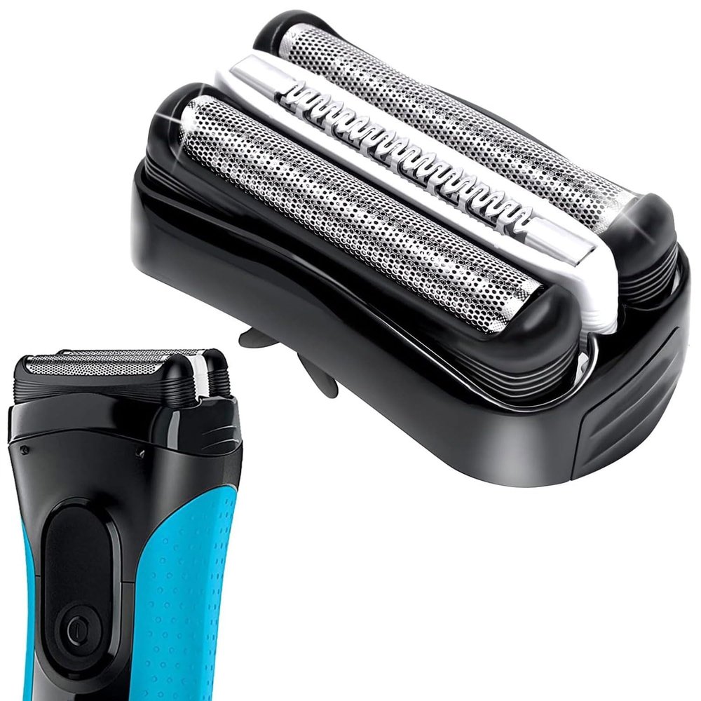 Gleway 32B Series 3 Shaver Replacement Head Fit For Braun Series 3 Shaver, 32B Foil & Cutter Replacement Head For Series 3 32B Model 3000S, 3010S, 3040S, 3050Cc, 3070Cc, 3080S, 3090Cc