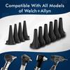 2.75 MM & 4.25 mm Disposable Ear Specula for Welch Otoscopes compatible with all otoscopes of Wel ch-Allyn Universal Otoscope Speculums tips otoscope cover pediatric 50 & adult 50 units Bag of 100 psc view 2