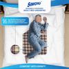 Simons Adult Reusable Stain-Mask Bed Underpad for Elderly, Heavy Absorbency Large Size 34 X 36 inches | Leak Proof 4 Layer Design Protects Surfaces for Incontinence Patients  Brown | Pack of 2 view 2