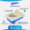 Simons Adult Reusable Stain-Mask Bed Underpad for Elderly, Heavy Absorbency Large Size 34 X 36 inches | Leak Proof 4 Layer Design Protects Surfaces for Incontinence Patients  Brown | Pack of 2 view 4