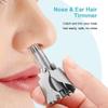 Homaxa Manual Nose Hair Cutter with Care and Cleaning Brush, Washable ,Easy to Carry, Does Not Hurt Your Nostrils, Excellent Safety, Grooming and Cleanliness, No Batteries Required,unisex,hand powered view 2