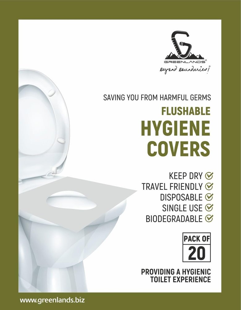 "Greenlands Hygiene Cover (Toilet Seat Cover) - 20 Sheets