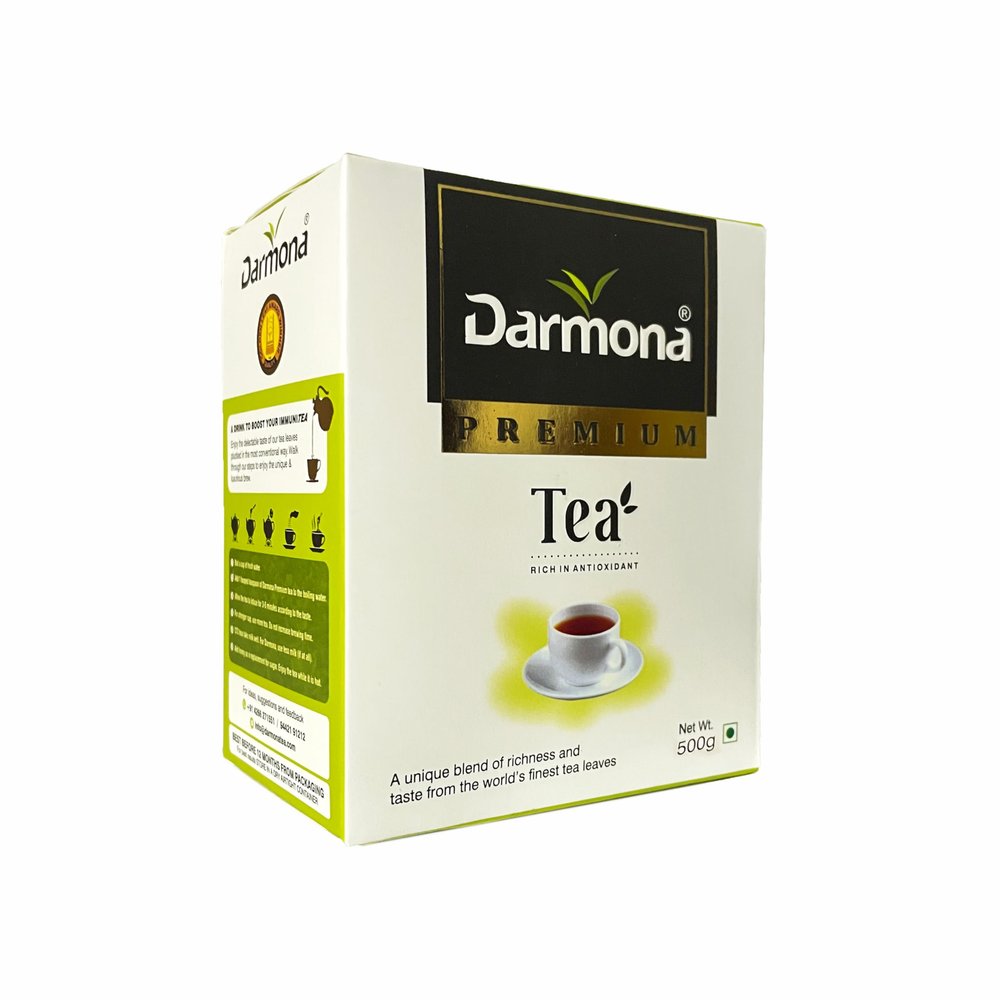 DARMONA Premium Tea 500 g | Pack of 1 | Total 500 g | A Unique Blend of Richness and Taste from the World's Finest Nilgiri Tea Leaves