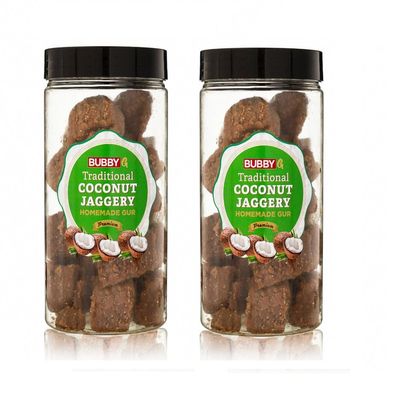 BUBBY G Coconut Gur |Pure, Natural, No Preservatives Added 500gm(Pack of 2)