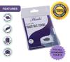 Hanki Flushable Paper Toilet Seat Covers to Use in Public Toilets and Restrooms Pack of 50 Sheets view 4