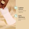 Carmesi Panty Liners - 50 Pieces | Cushiony Soft | Protect against Spotting & Light Discharge | End-To-End Sticking | Keep You Fresh & Dry All-Day Long | Non-Toxic & Unscented view 3