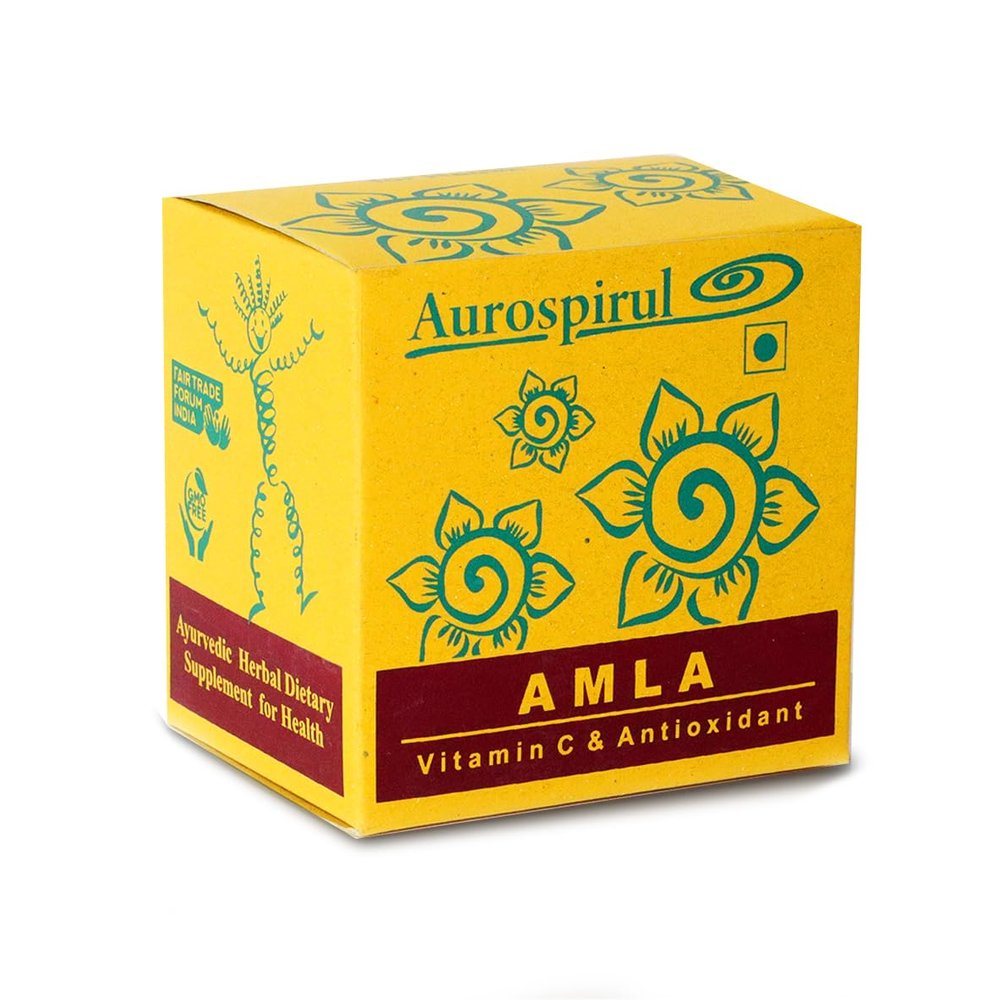 Aurospirul Organic Certified Amla 100 Veg Capsules (Pack of 1)