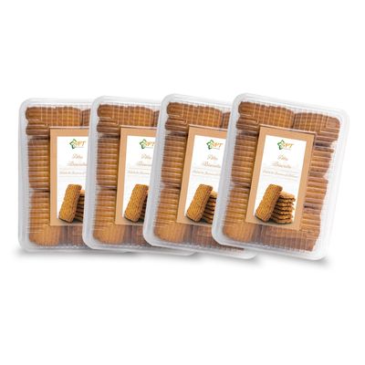 SPT Atta Biscuits | 1.6Kg (400Gm Pack of 4) | Authentic Biscuits By Shree Parshwa Traders | Oats, Ghee, Choco, Coconut Powder, Almonds, Pistachios & More | Traditional Indian