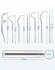 Teeth claening kit,Dental Tools, 7 in 1 Stainless Steel Teeth Cleaning Tool Kit, Dental Hygiene Kit Toothpicks Cleaning Picks Flosser for Teeth Braces Cleaning Tools view 4