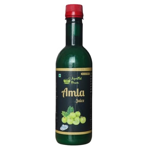 AYURVED POWER Amla Juice 500ml | Rich Source of Vitamin C and Antioxidants for Immunity boosting |No Added Sugar | Pure, Natural and 100% Ayurvedic Juice - Pack of 2