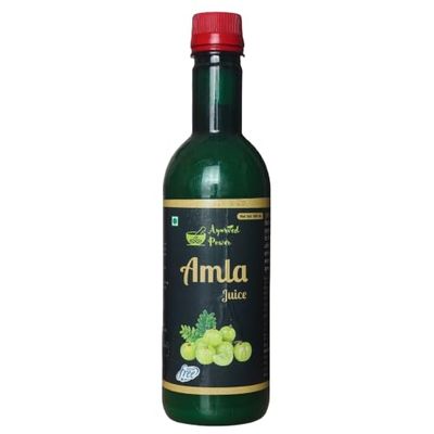 AYURVED POWER Amla Juice 500ml | Rich Source of Vitamin C and Antioxidants for Immunity boosting |No Added Sugar | Pure, Natural and 100% Ayurvedic Juice - Pack of 3