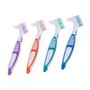 LOSA Double Sided Denture Cleaning Brushes Set Multi-Layered False Teeth Brush 4x view 1