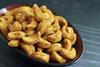 Homemade Hot and Spicy Kaju Shaped maidha Biscuits | Cashew Shaped maidha Cookie | Masala kaju biscuits | Maidha kaju Namkeen - Grams (500) view 3
