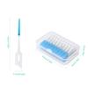 Wowobjects 160PCS Interdental Brushes Ultra Tight Bristles Tooth Interdental Cleaners Silicone Toothpick Brush Cleaners Dental Brushes Between Teeth/ view 2