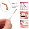 Wowobjects 160PCS Interdental Brushes Ultra Tight Bristles Tooth Interdental Cleaners Silicone Toothpick Brush Cleaners Dental Brushes Between Teeth/ view 3