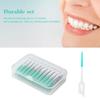 Wowobjects 160PCS Interdental Brushes Ultra Tight Bristles Tooth Interdental Cleaners Silicone Toothpick Brush Cleaners Dental Brushes Between Teeth/ view 4