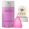 Azah Menstrual Cup for Women Small [Upto 10 Hrs Protection] | 100% Medical Grade Silicone | Reusable Menstrual Cups for Periods | No Leakage | Odour & Rash Free, Ultra Soft Menstrual Cup | Pack of 1 view 1