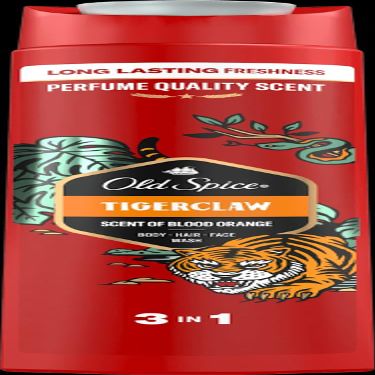 Old Spice Tigerclaw Shower Gel for Face, Body, and Hair for men, 400 ml
